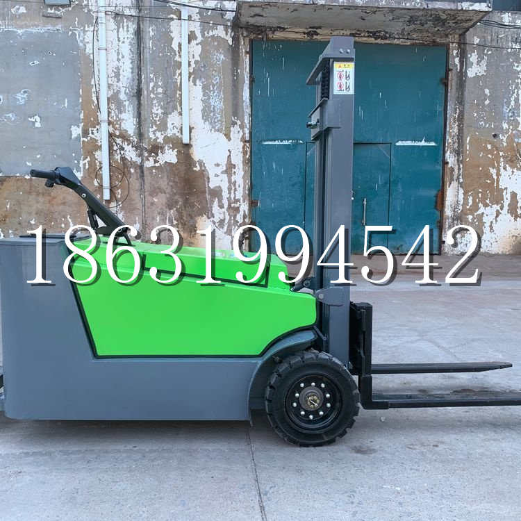 易县小型电动叉车1吨2吨步行站驾式电瓶堆高充电装卸车液压升降车铲车